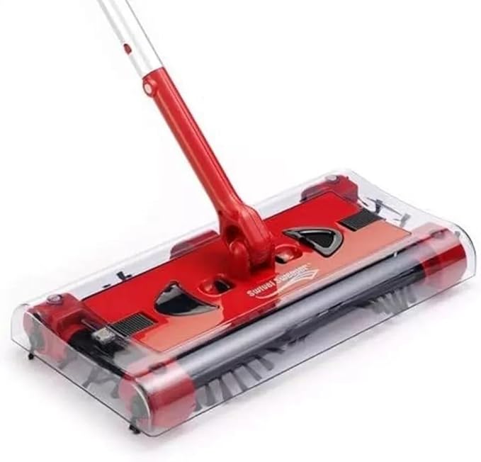 Matura electrica, Mop electric fara fir Swivel Sweeper G6, 360°, reincarcabil, 4 perii rotative, recipient colectare, autonomie 45 min