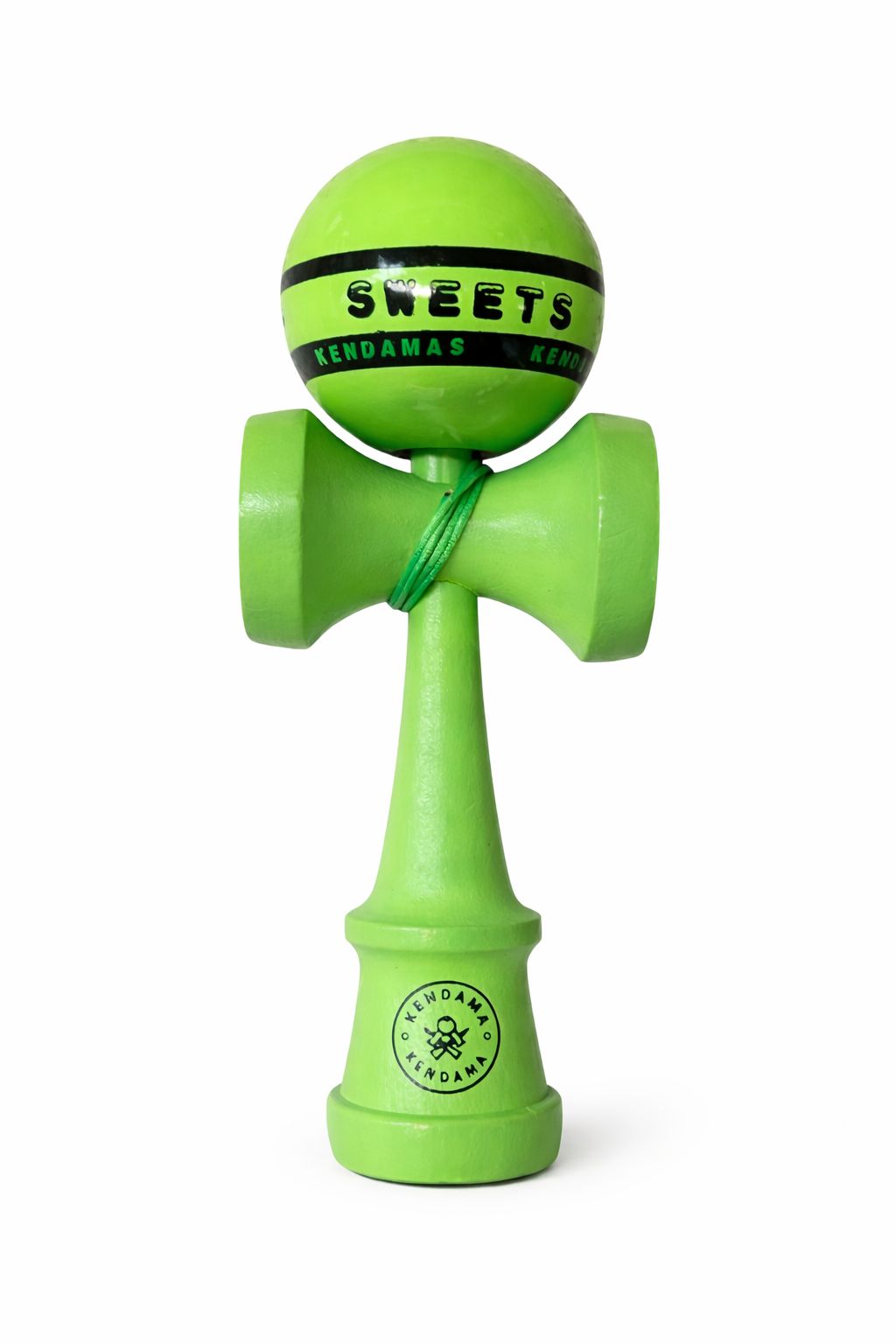 Kendama Premium Sweets– ALL GREEN, design elegant, aderenta sporita, lemn durabil