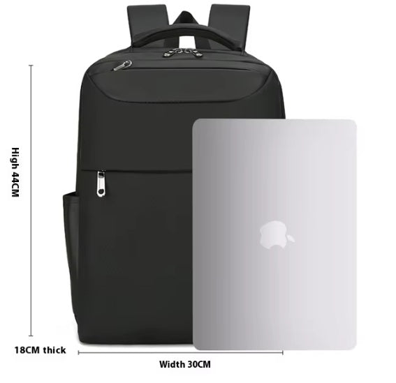 Rucsac Laptop Business Urban, Compartimentare Inteligenta, Port USB, Rezistent la Apa, Negru